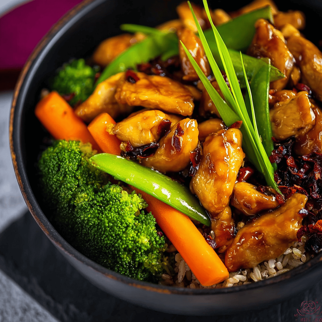 Next-Level Teriyaki Chicken Stir-Fry with Rainbow Veggies & Wild Rice