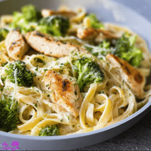 Creamy Chicken Broccoli Alfredo Pasta