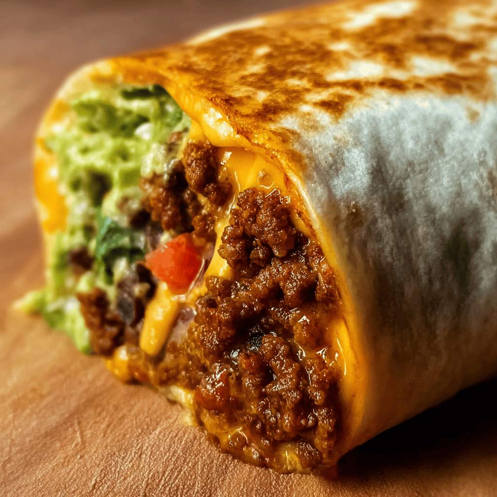 Stuffed Taco Bell Beef Burrito: Easy Copycat Recipe