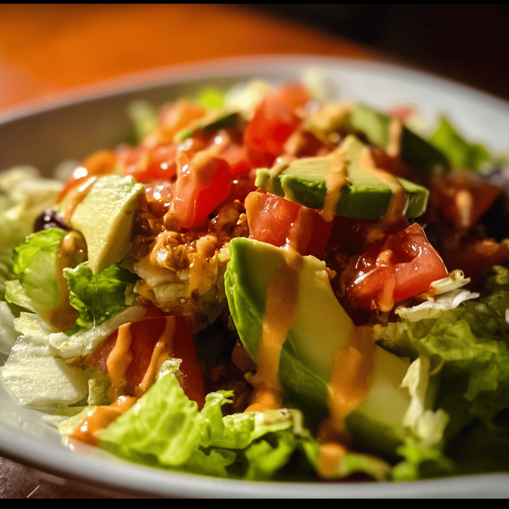Taco Salad with Catalina Dressing
