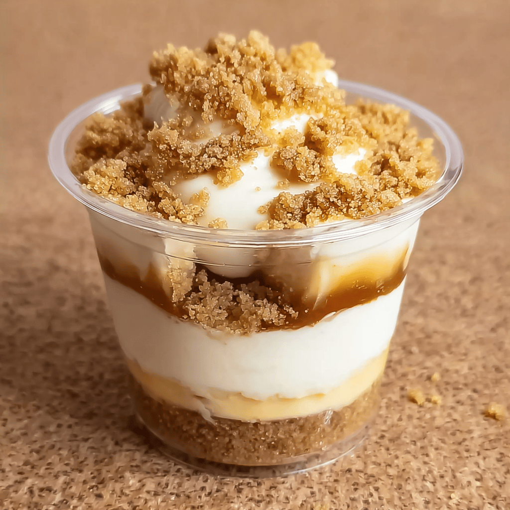 Caramel Apple Dessert Cups