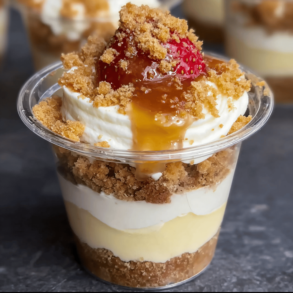 Caramel Apple Dessert Cups