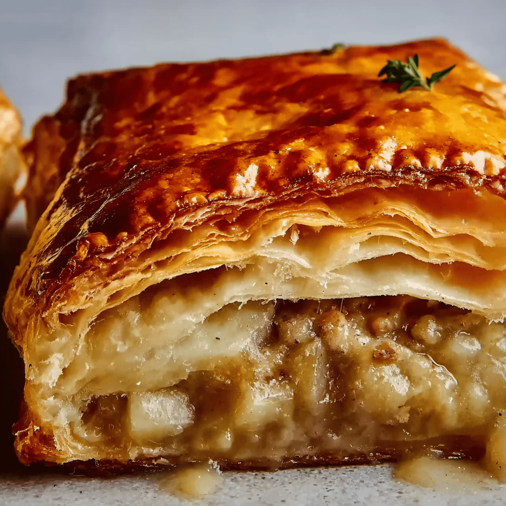 Sausage Gravy Puff Pie