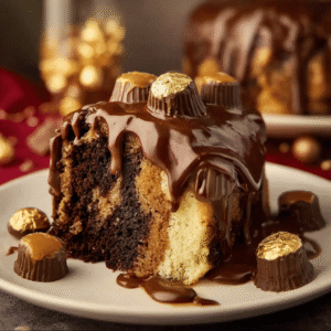 Peanut Butter Cup Dump Cake