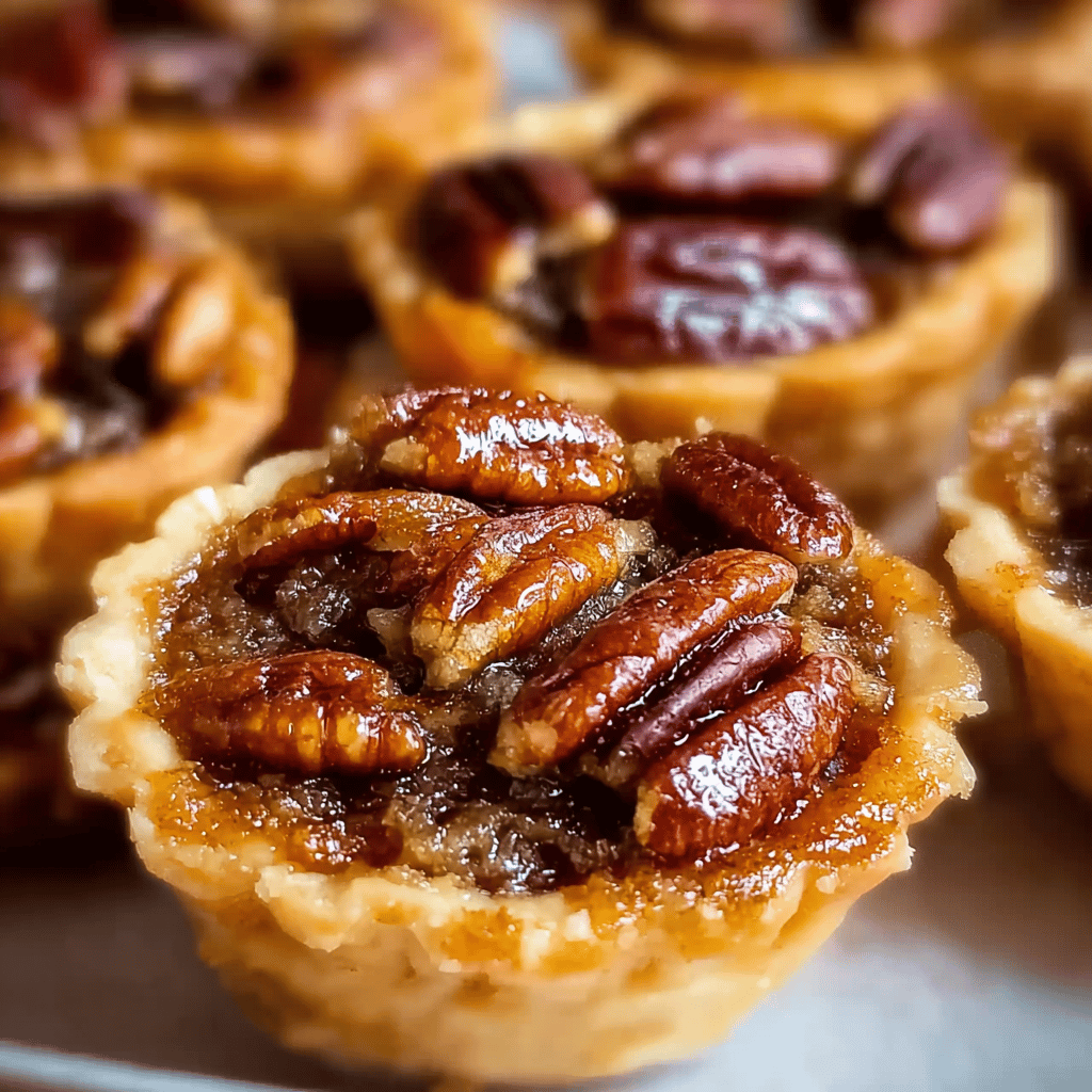 Baby Caramel Pecan Impossible Pies