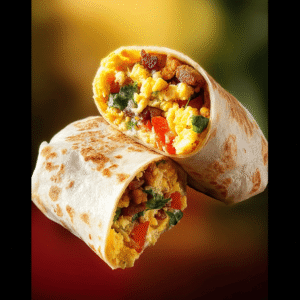High Protein Breakfast Burrito