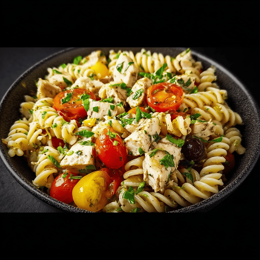 Mediterranean Chicken Pasta Salad: A Vibrant and Flavorful Favorite