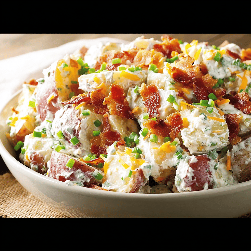 Loaded Baked Potato Salad: A Creamy, Cheesy Backyard BBQ Favorite