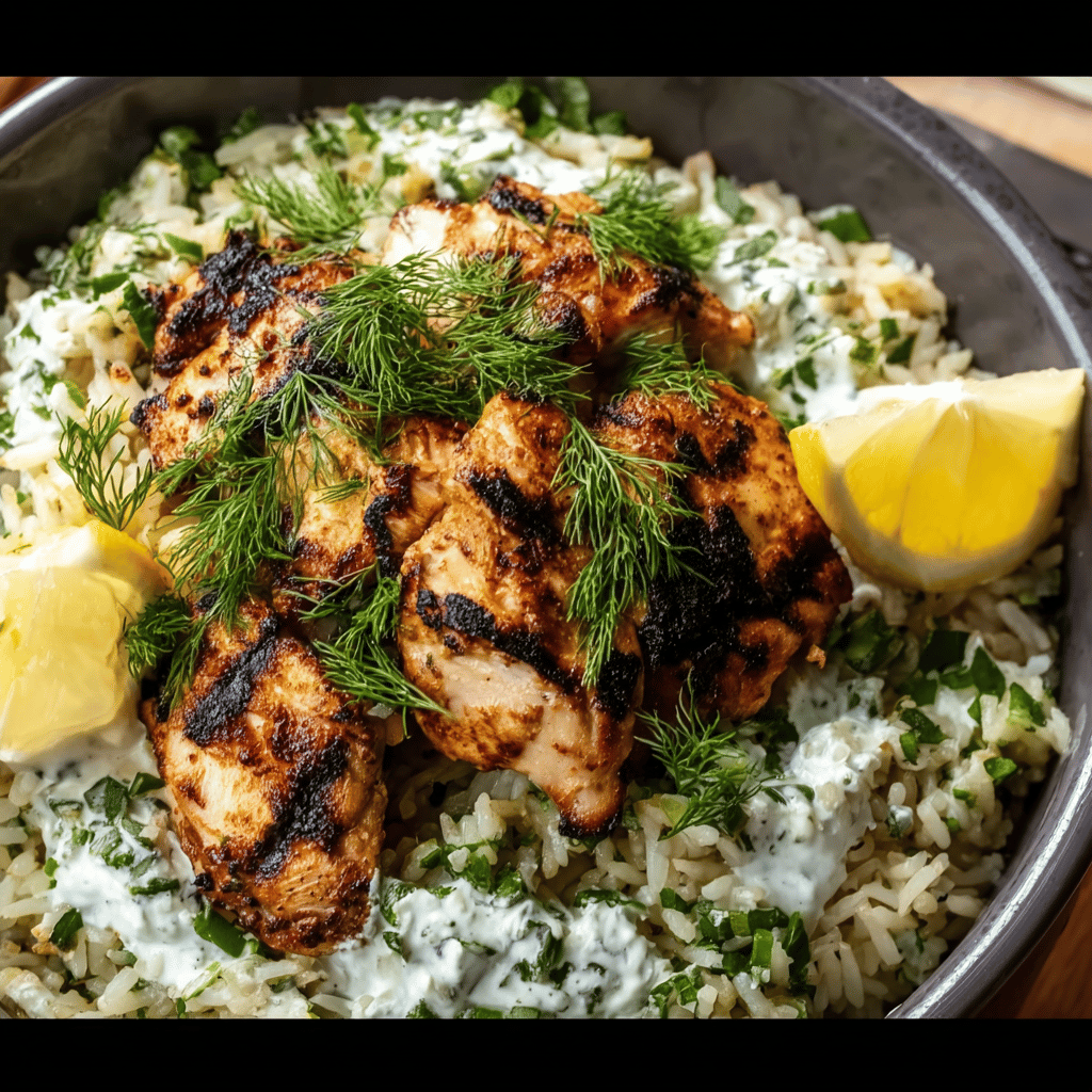 Dump-and-Bake Chicken Tzatziki Rice: The Ultimate Weeknight Wonder