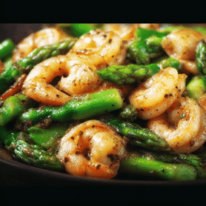 Shrimp and Asparagus Stir-Fry with Mushrooms: A Fresh Family Favorite