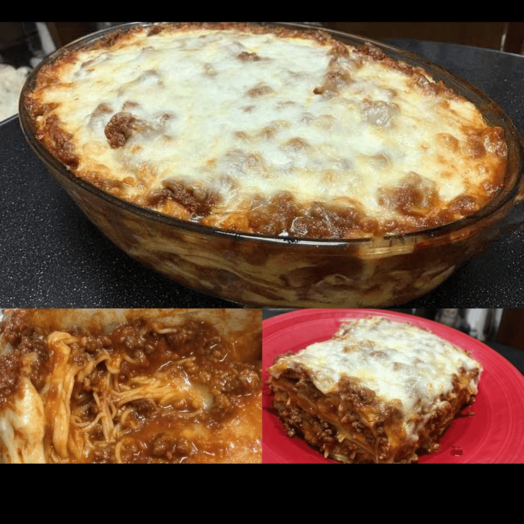 MILLION DOLLAR SPAGHETTI CASSEROLE