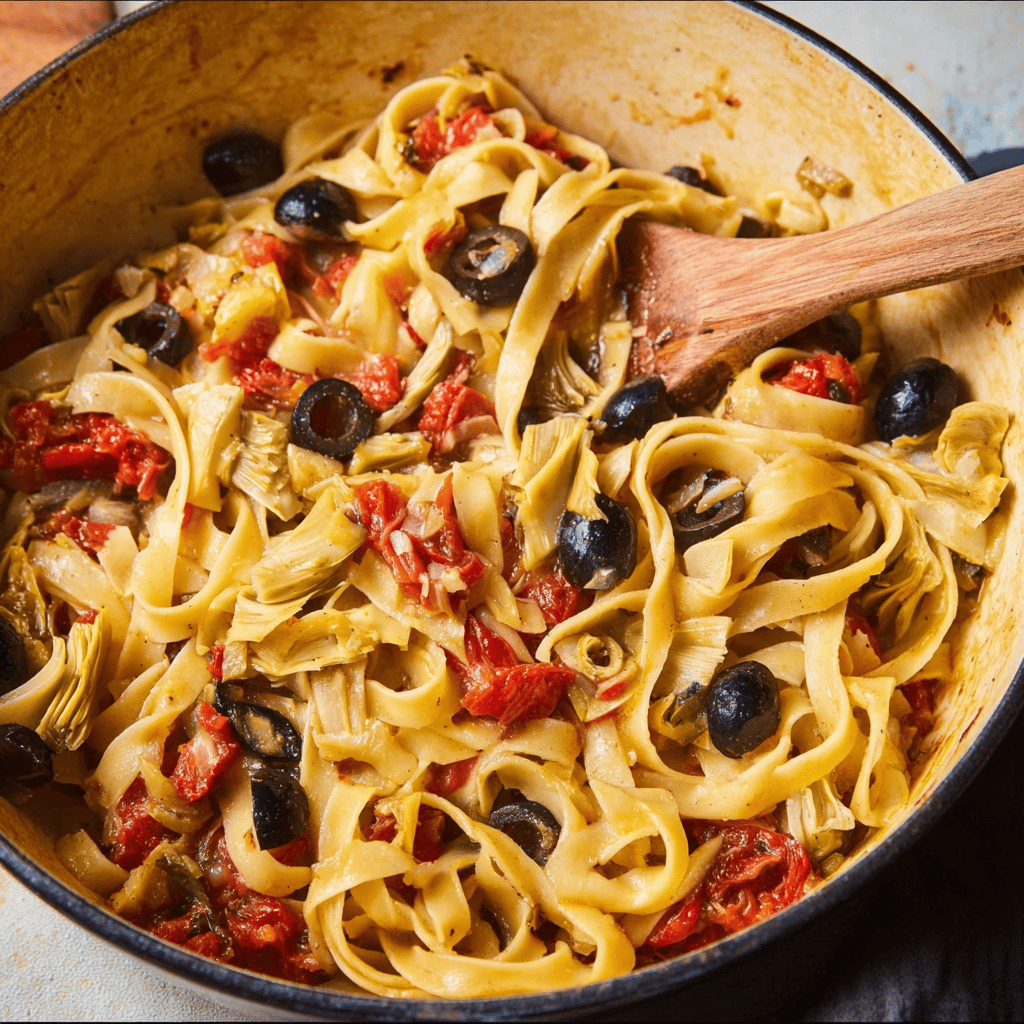One Pot Mediterranean Pasta