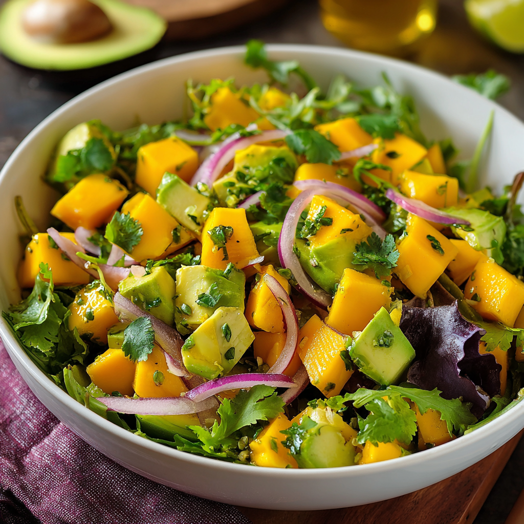 Dive into the Freshness of Summer with This Avocado Mango Salad