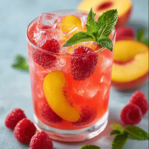 Refreshing Raspberry Peach Lemonade – Your Perfect Summer Escape