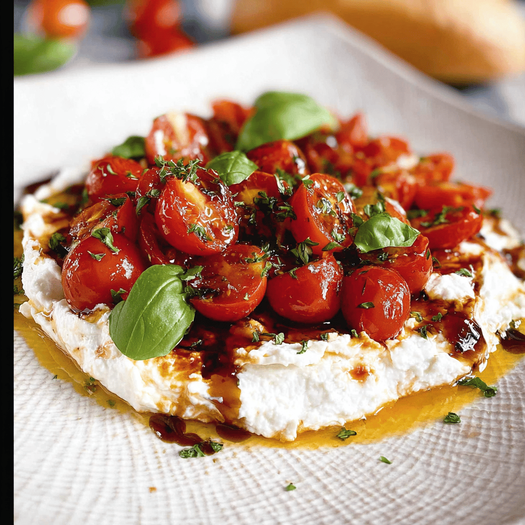 Easy Bruschetta Dip with Creamy Boursin