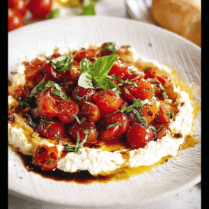 Easy Bruschetta Dip with Creamy Boursin