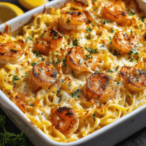 Easy Shrimp Scampi Pasta Bake Recipe to Try