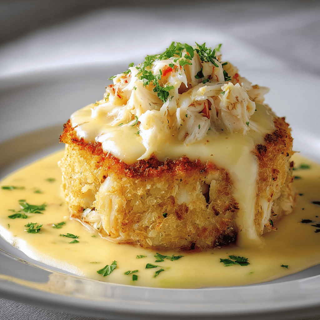 Crab Stuffed Cheddar Bay Biscuit With A Lemon Butter Sauce