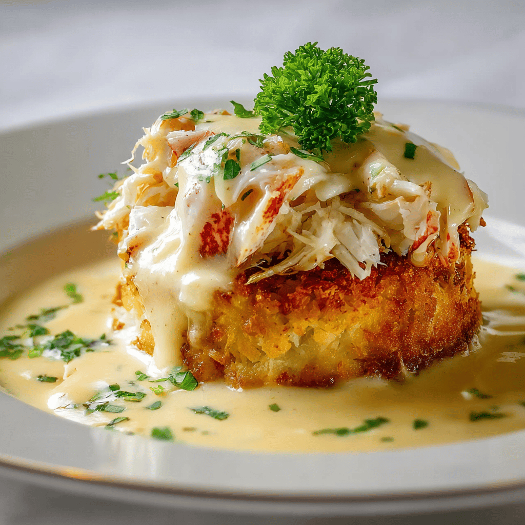Crab Stuffed Cheddar Bay Biscuit With A Lemon Butter Sauce