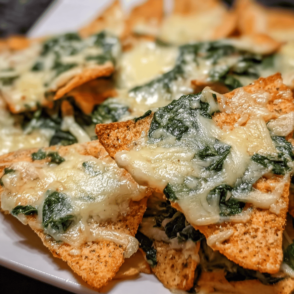 Mediterranean Spinach and Feta Cheese Crisps