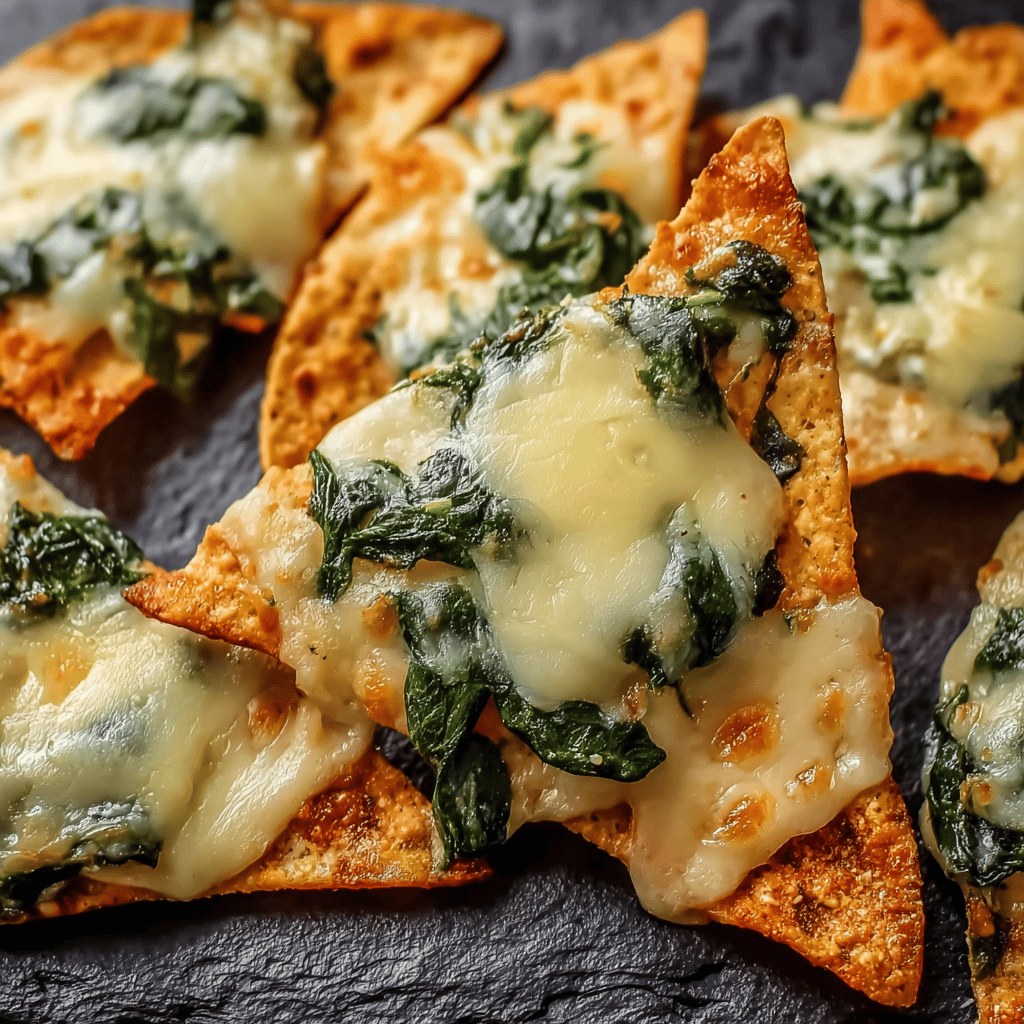 Mediterranean Spinach and Feta Cheese Crisps