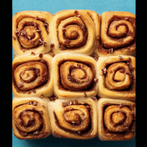 Apple Cinnamon Rolls with Brown Butter Maple Icing