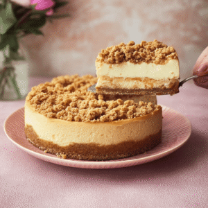 Apple Crumble Cheesecake