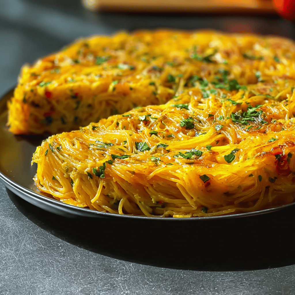 Breakfast Veggie Crinkle Cake