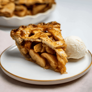 Apple Pie à la Mode (Apple Pie with Ice Cream Recipe)