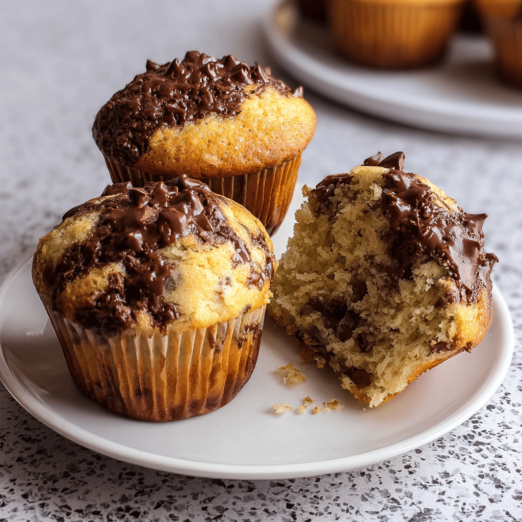 Chocolate Chip Banana Muffins