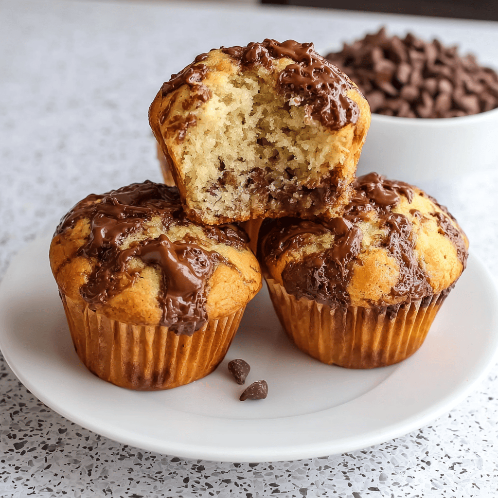 Chocolate Chip Banana Muffins