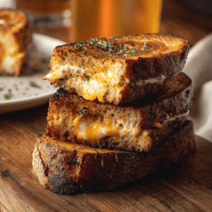 Garlic Bread Grilled Cheese