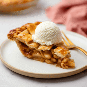 Apple Pie à la Mode (Apple Pie with Ice Cream Recipe)