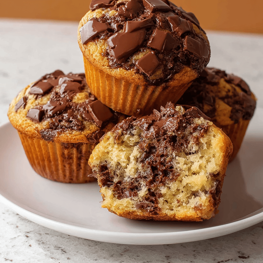 Chocolate Chip Banana Muffins