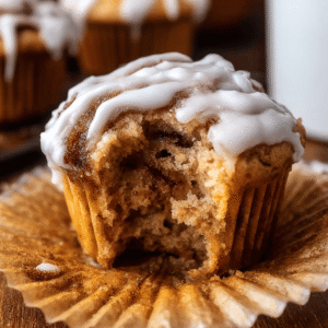 Pumpkin Cinnamon Roll Muffins