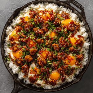 Honey BBQ Chicken Rice Recipe