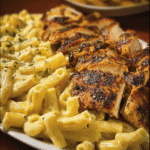 Cheesy Garlic Butter Steak with Rigatoni in Four-Cheese Sauce