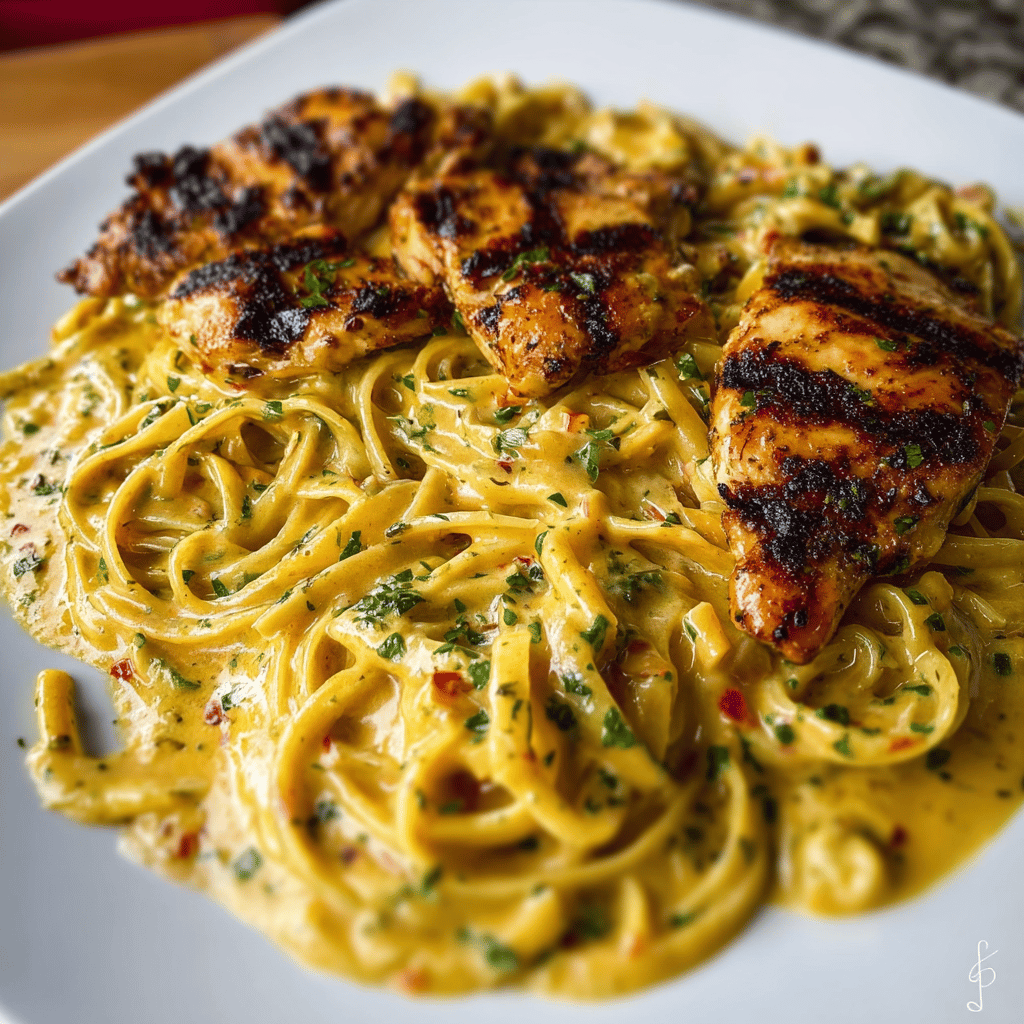 Velveeta Chicken Linguine with Spicy Cajun Alfredo