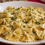 One Pot Creamy Garlic Parmesan Chicken Penne