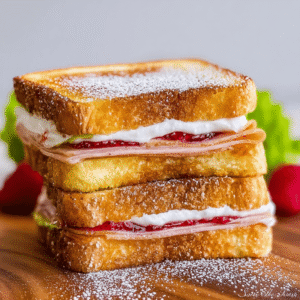 Easy Homemade Fried Strawberry Cheesecake Sandwiches Recipe