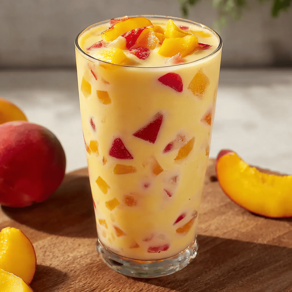 Iced Peach Colada Recipe