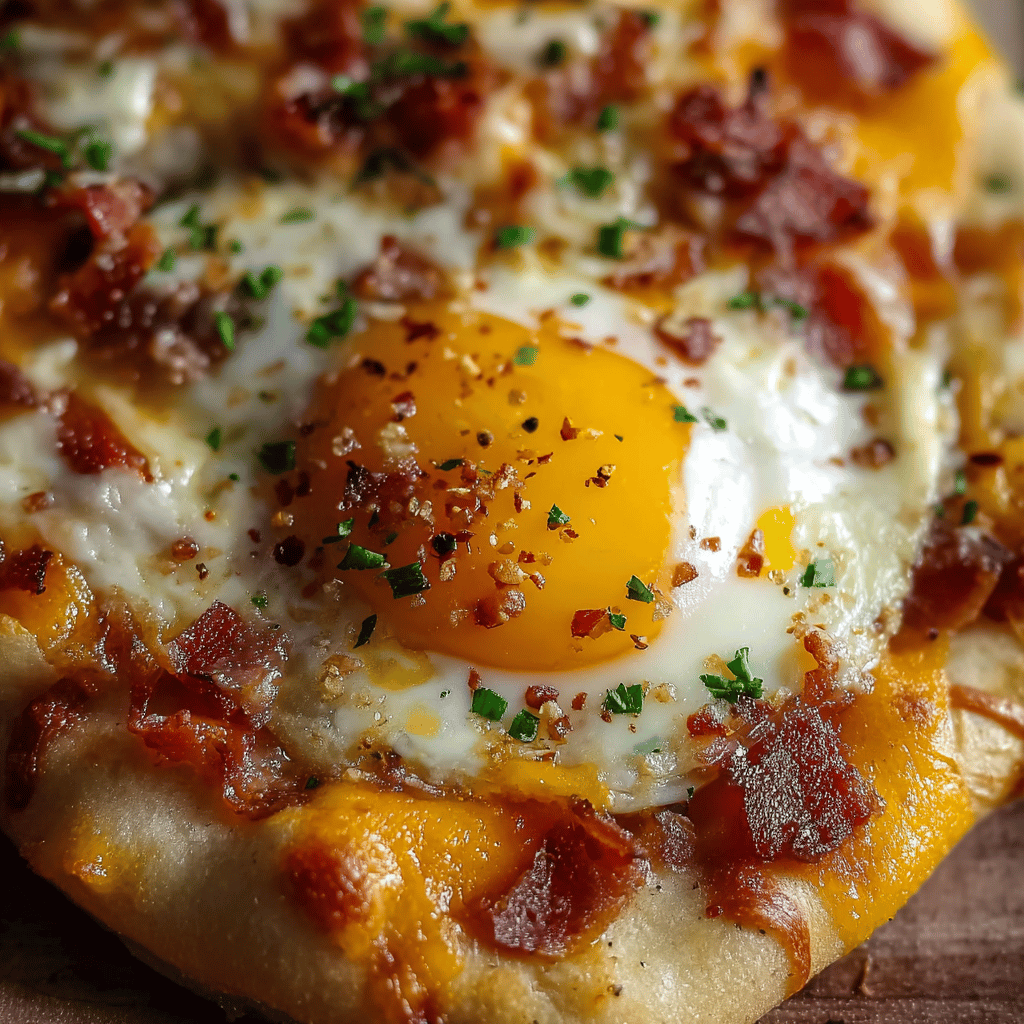 English Muffin Breakfast Pizza