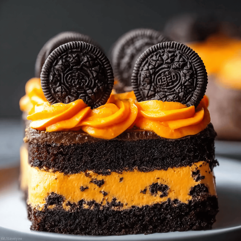 Oreo Layered Halloween Brownies – Gooey and Festive Treats