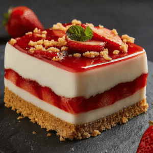 Strawberry Cream Cheese Icebox Cake Recipe