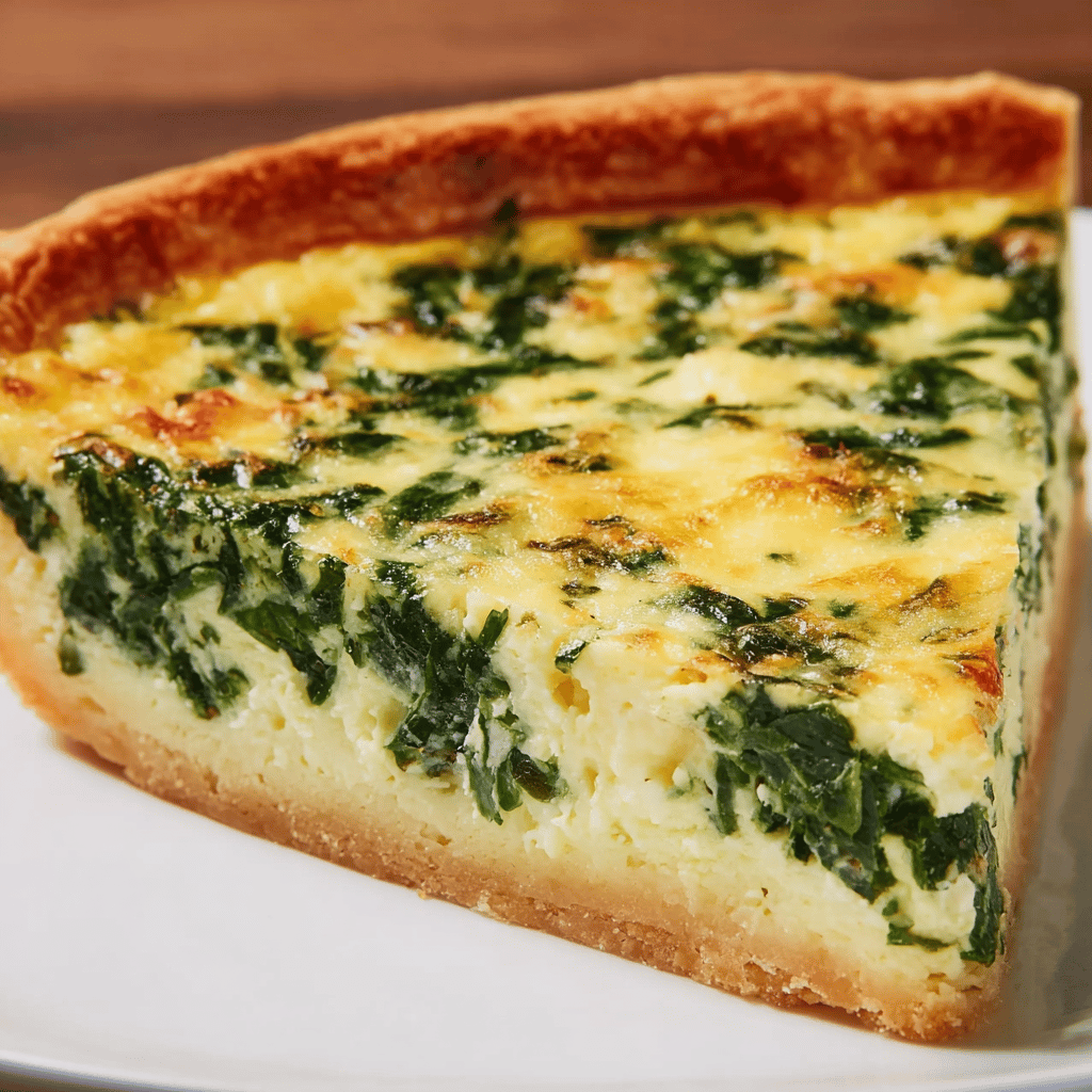 Classic French Spinach Quiche