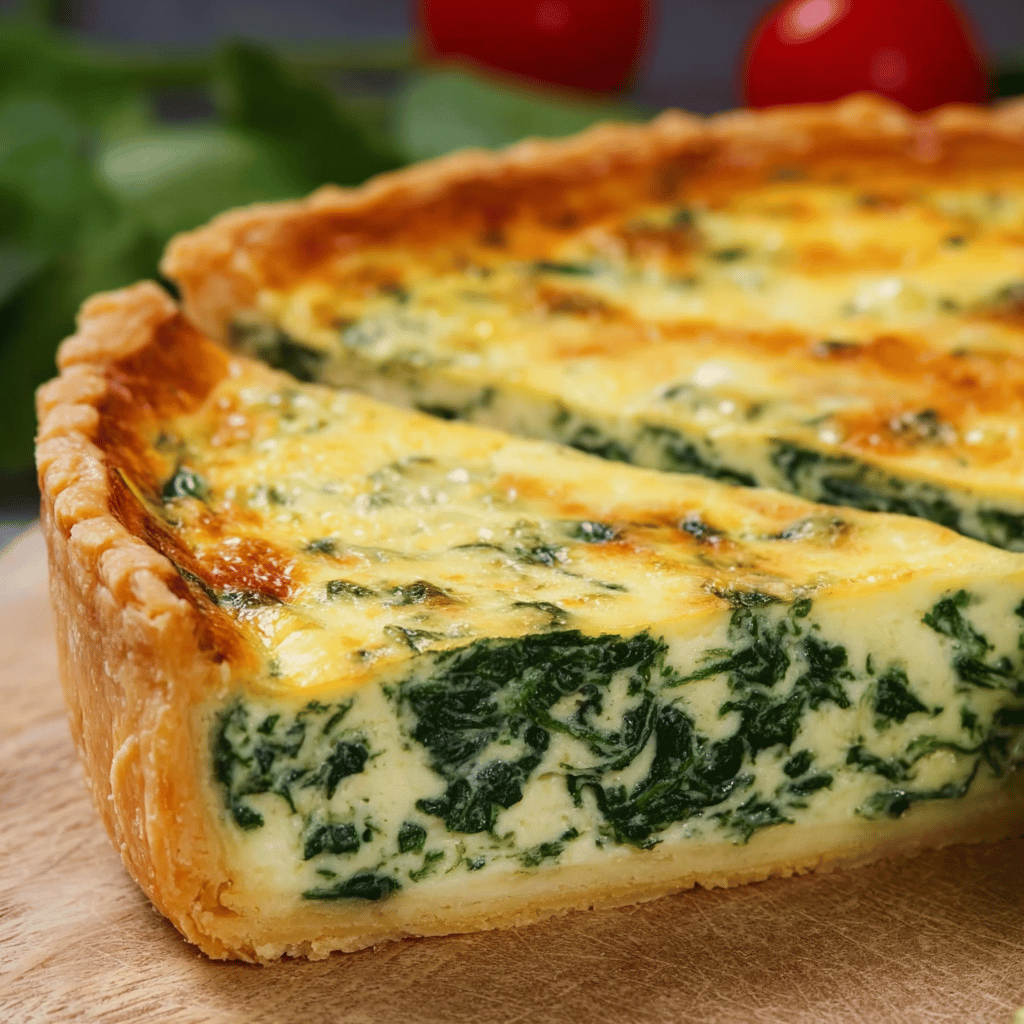 Classic French Spinach Quiche