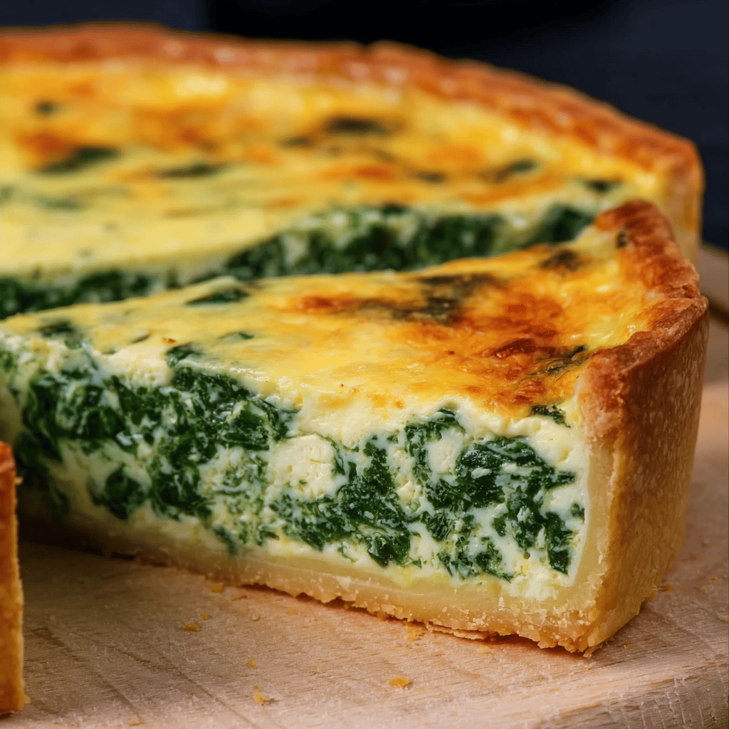 Classic French Spinach Quiche