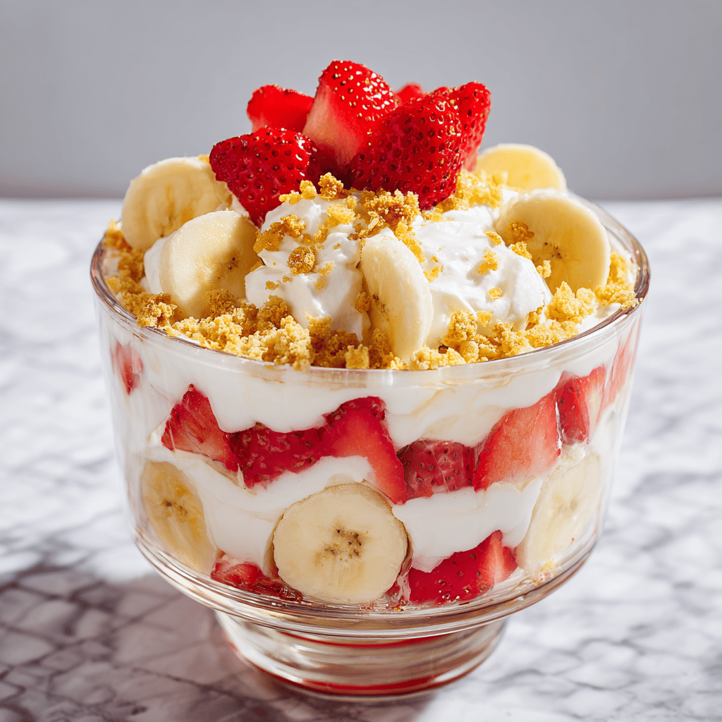 Strawberry Crunch Banana Pudding Recipe
