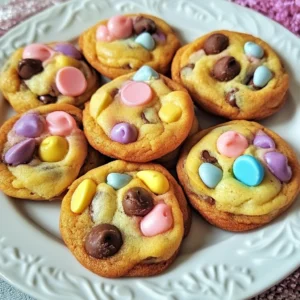 Decadent Easter Chocolate Chip Cookies