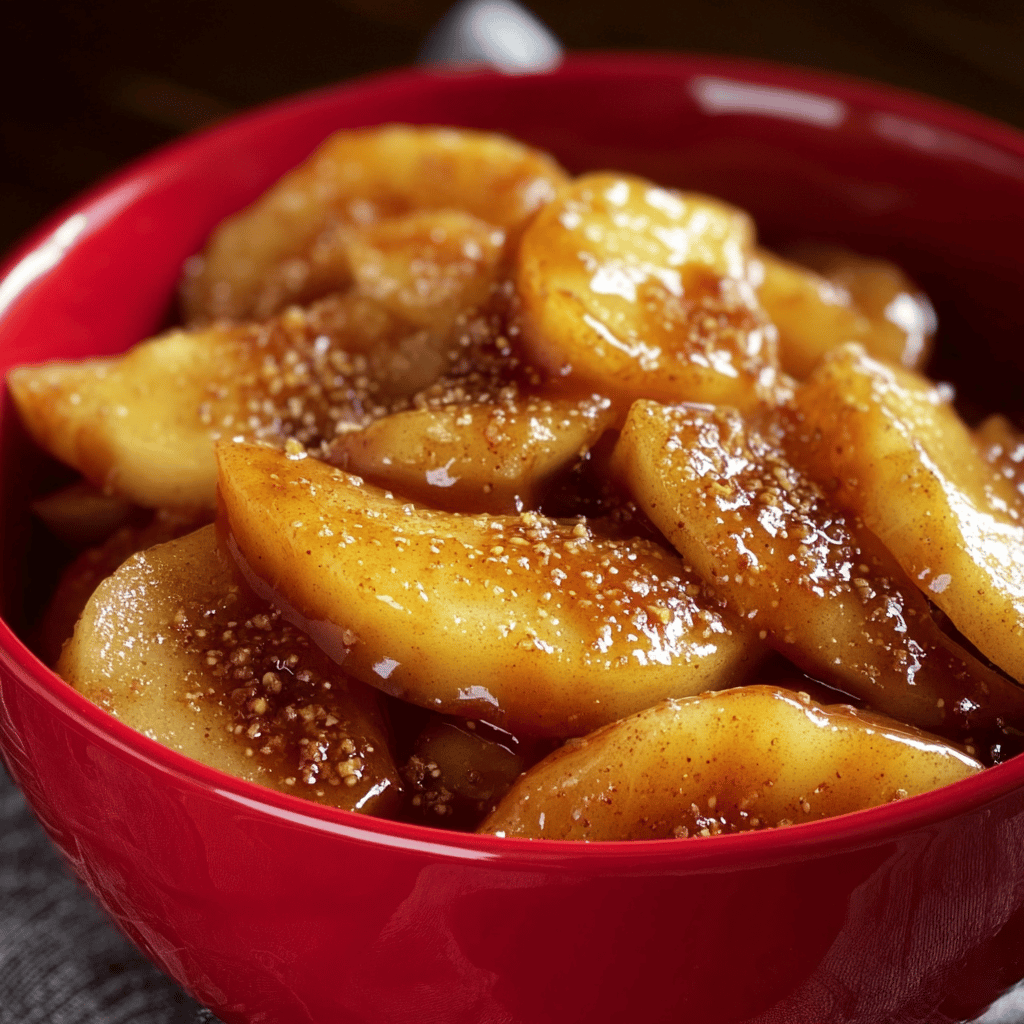 Slow Cooker Cracker Barrel Fried Apples